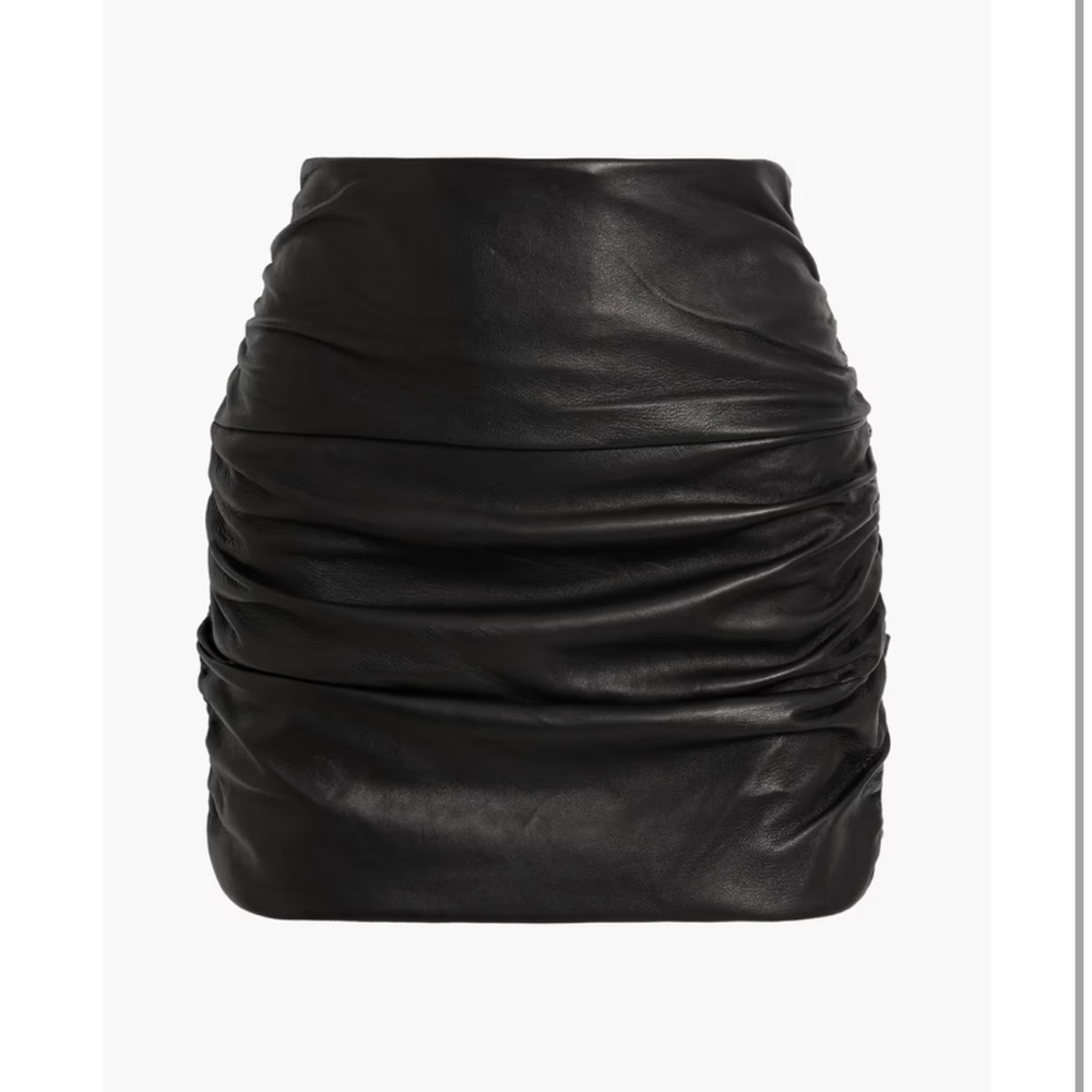 Michelle Mason Leather Mini